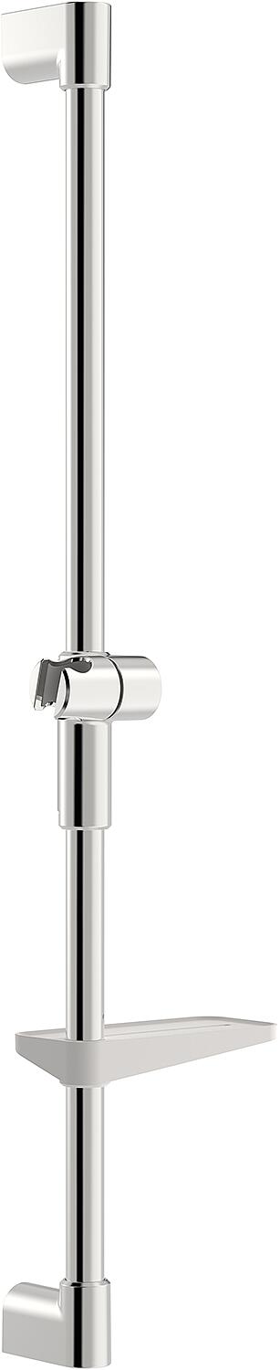 Brausestange Hansa Hansaviva 971mm, chrom mit Seifenschale, Wandhalter höhenverstellbar