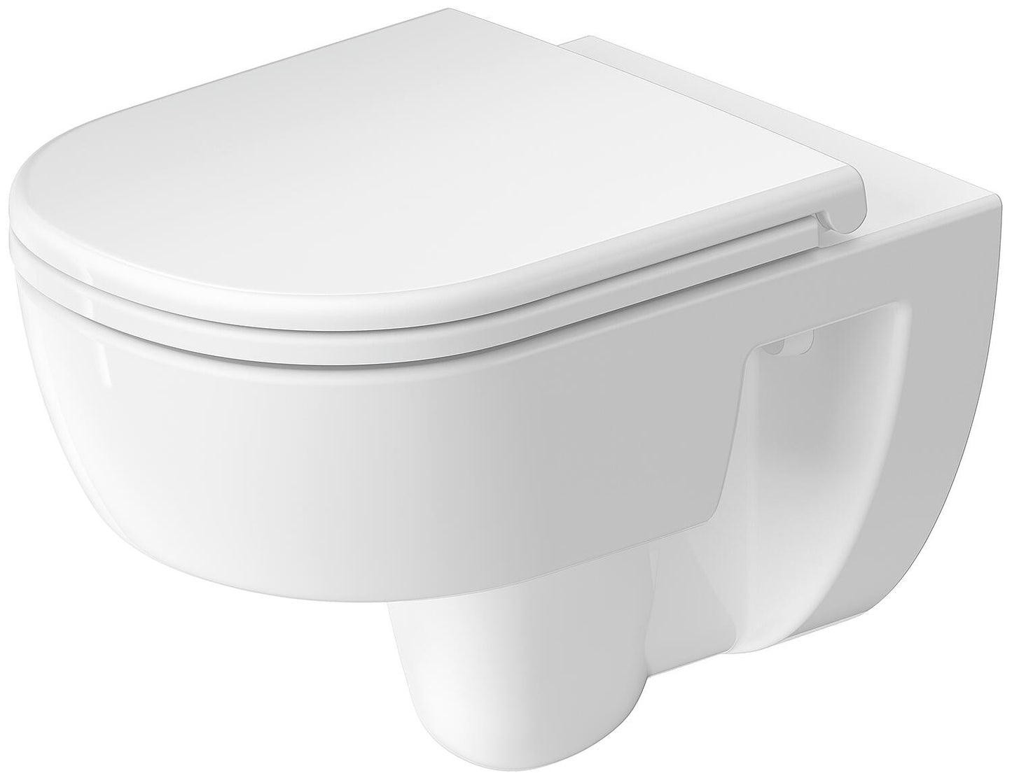 Combi-Pack Duravit D-Code wall-mounted rimless
