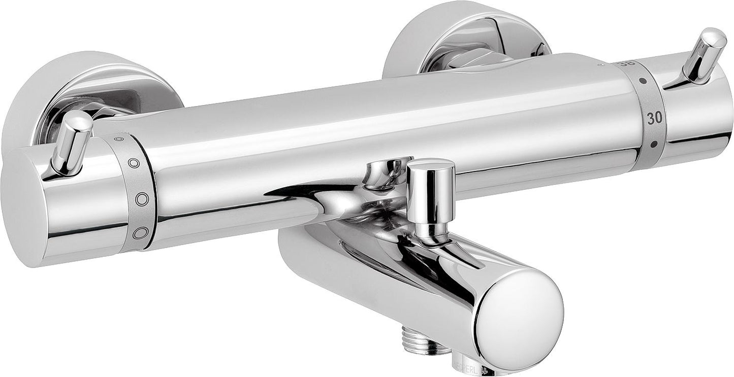 Thermostat de salle de bain AP Kos, projection 161 mm, chromé