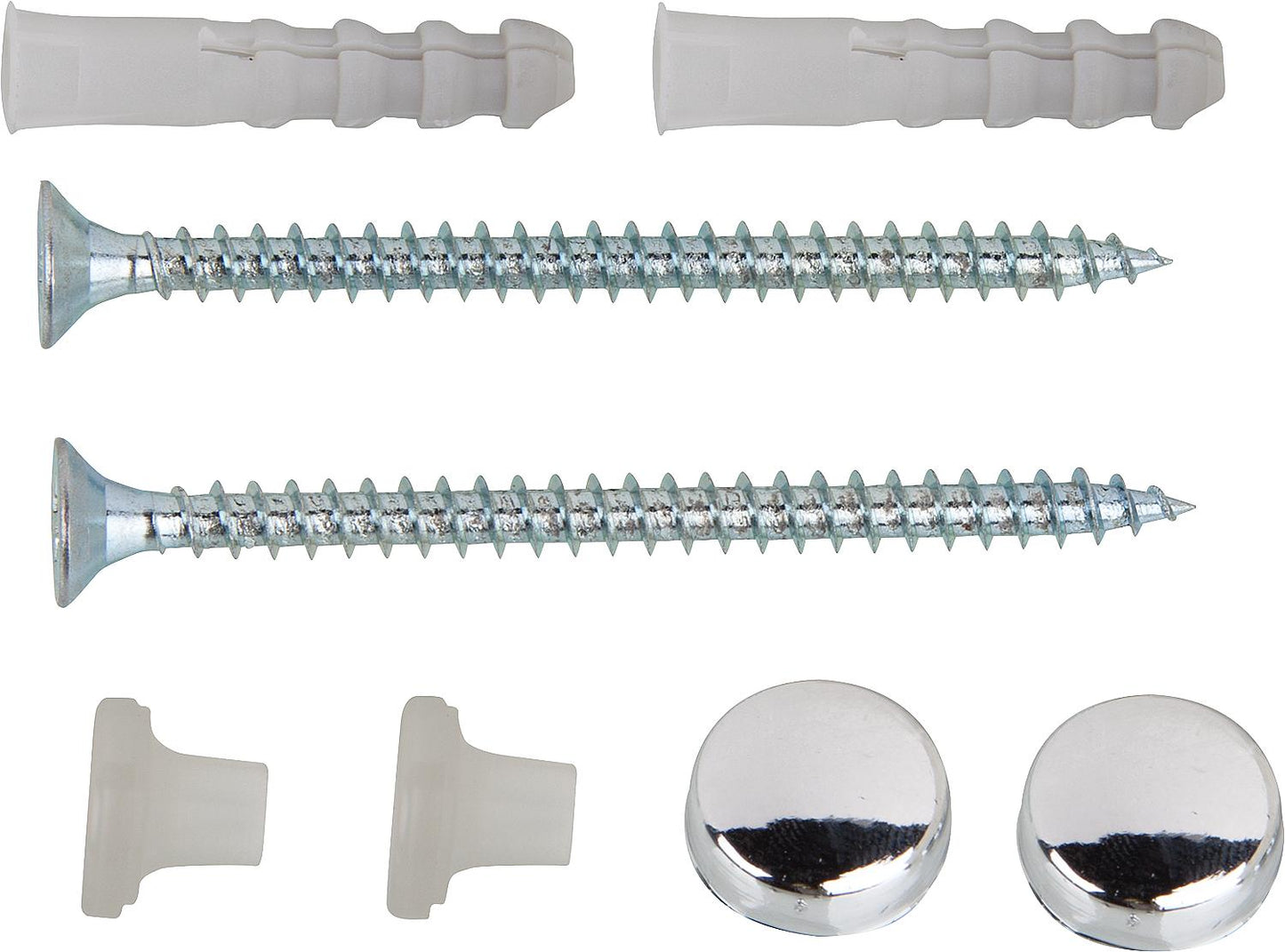 Mounting hardware for floor-standing toilets and bidets