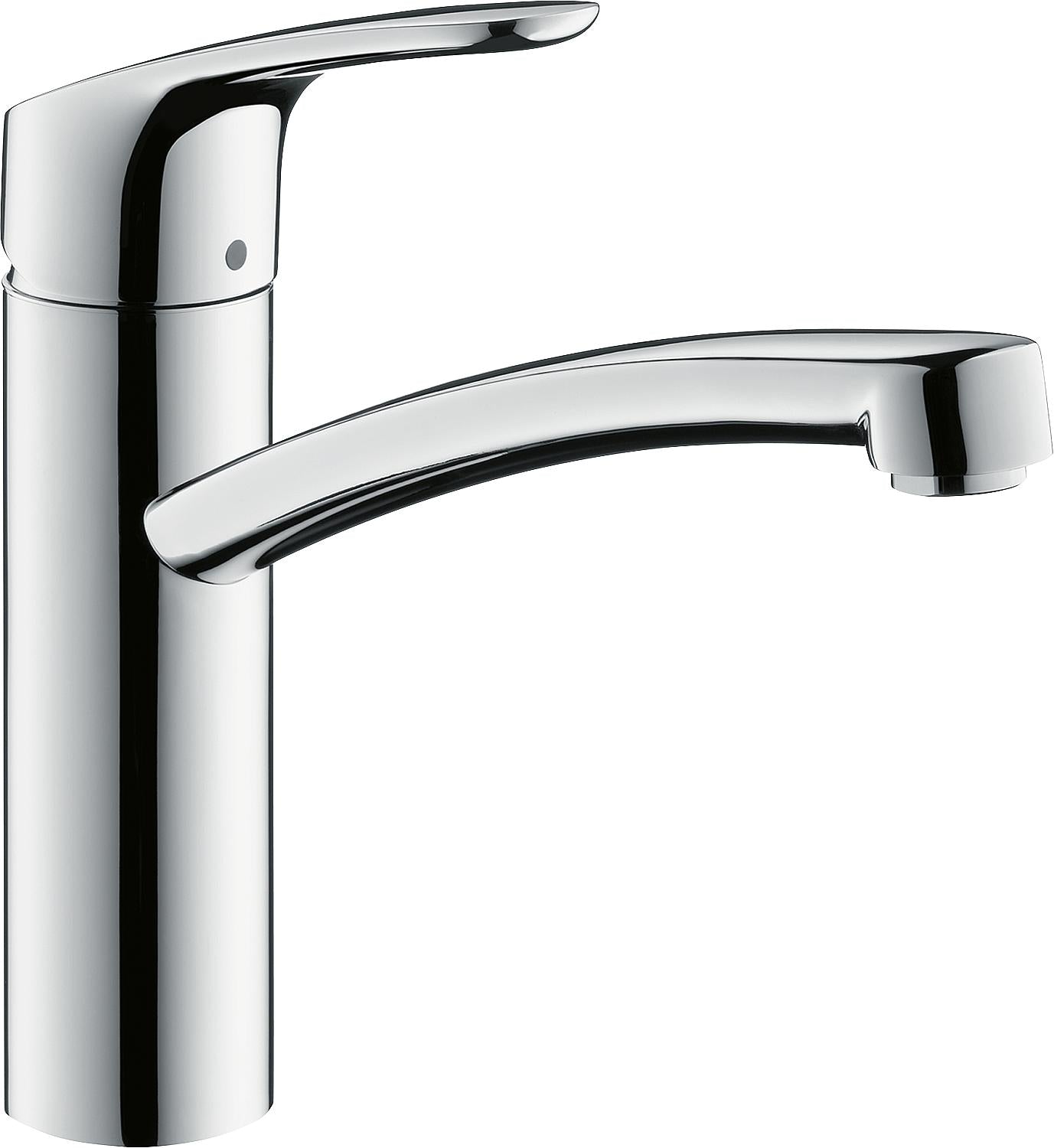 Hansgrohe Focus ND kitchen mixer with swivel spout, 220 mm projection, chrome-plated