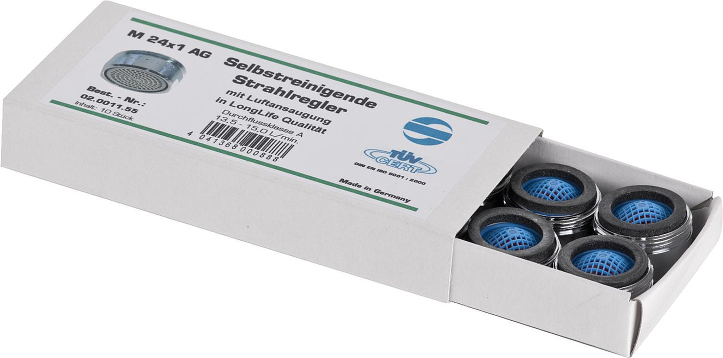 SelfClean - Selbstreinigende Strahlregler M 24 x 1 AG