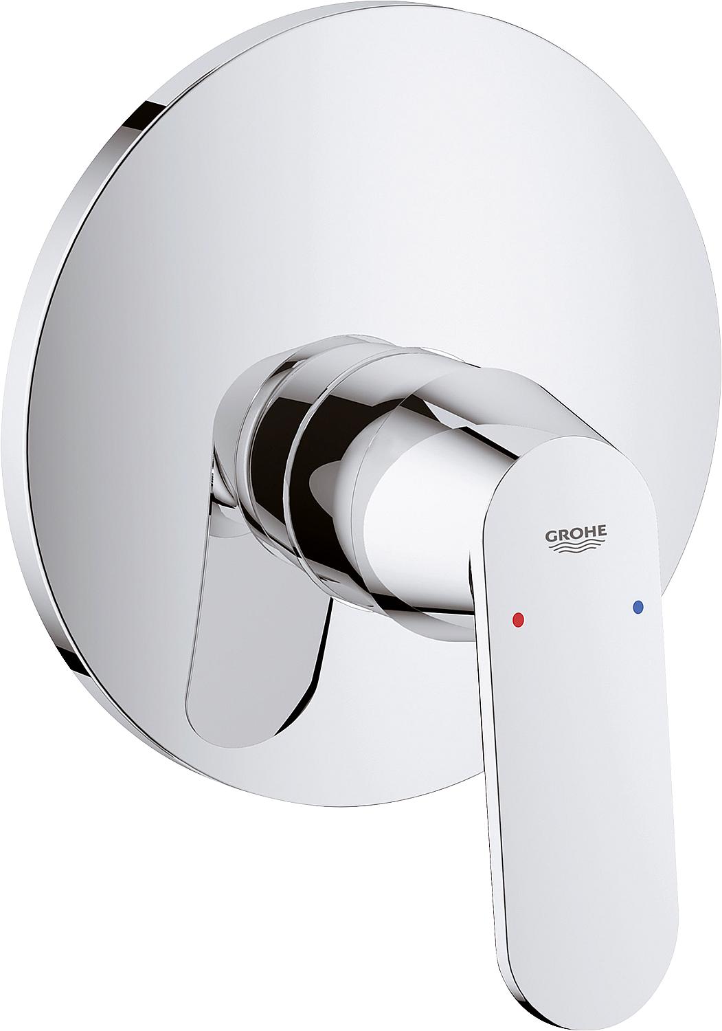 Mitigeur de douche encastré Grohe Eurosmart Cosmopolitan, rosace Ø 161 mm, chromé