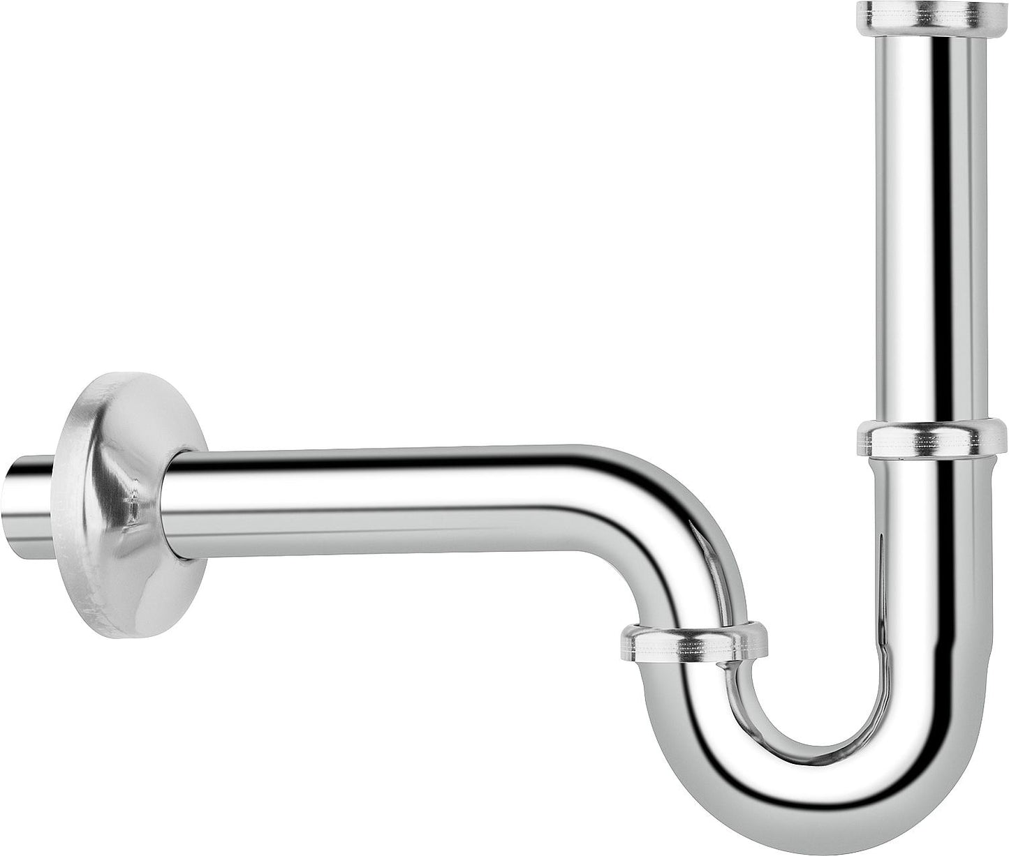 Piège à odeurs tubulaire VIEGA Plus, facile à installer, modèle 5611.5, 3,2 cm (1 1/4 po), chromé