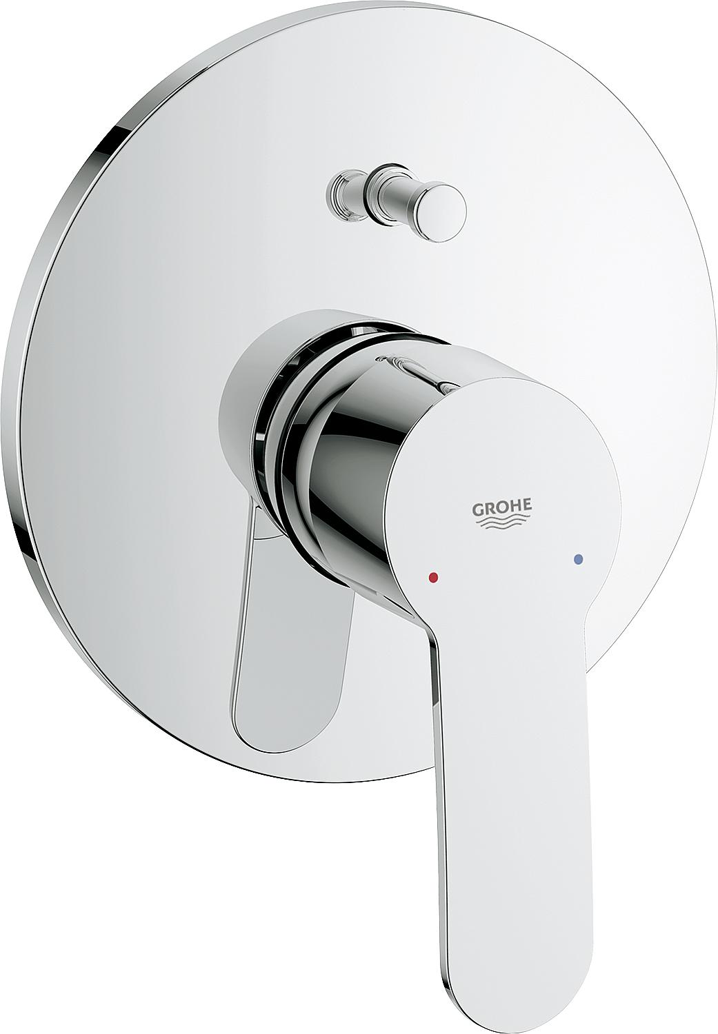 Grohe Eurostyle Cosmopolitan concealed bath mixer, rosette Ø 161 mm, chrome