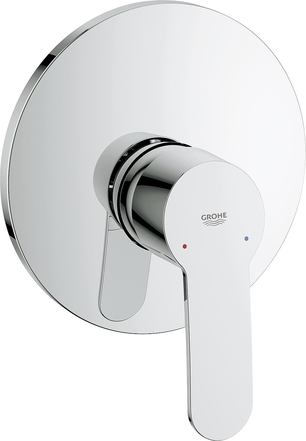 Grohe Eurostyle Cosmopolitan concealed shower mixer, rosette Ø 161 mm, chrome