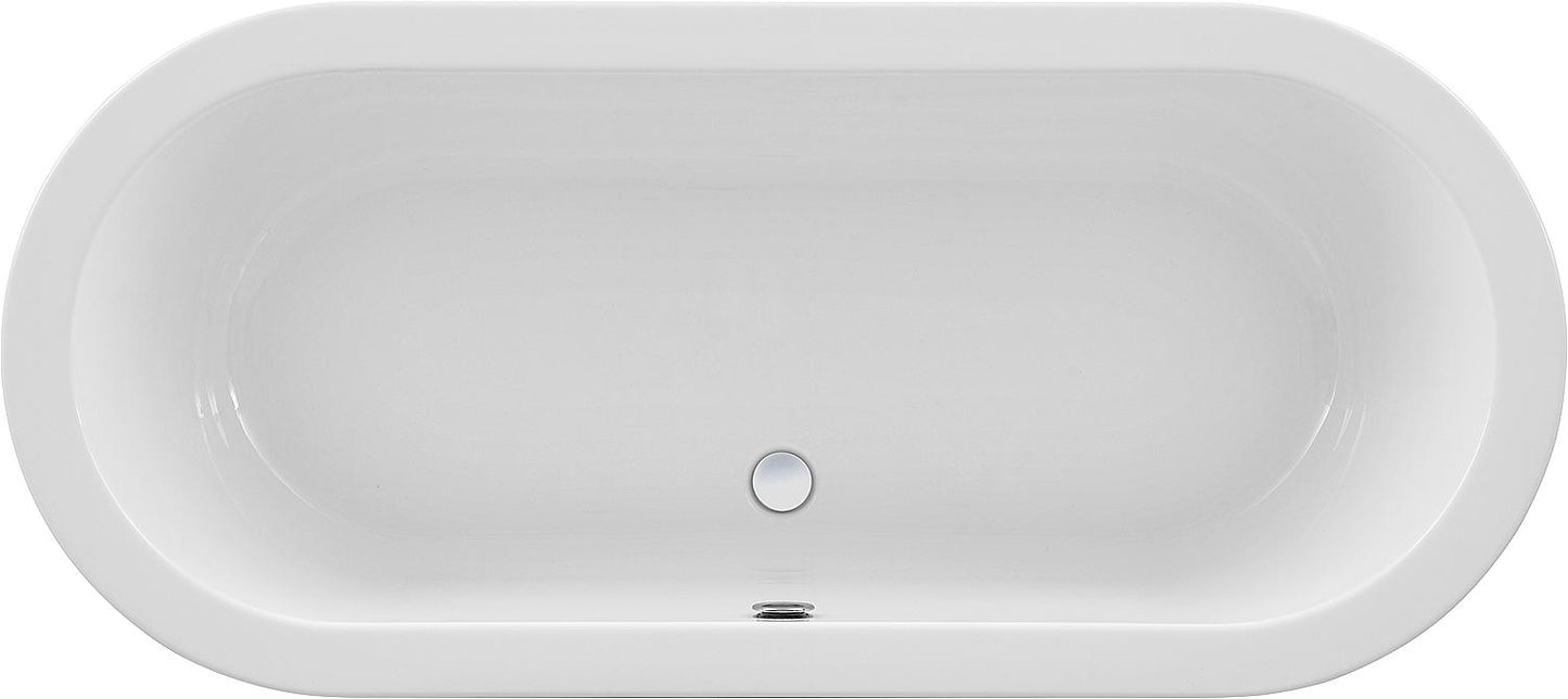 FLORA bathtub 1795x595x800 mm freestanding Capacity: 230 l Acrylic, white