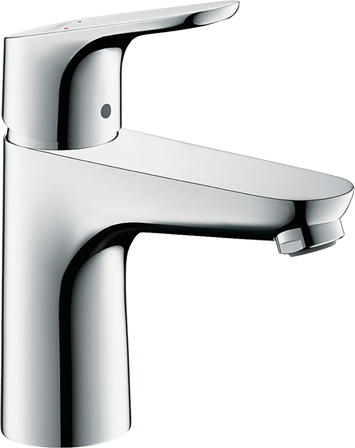 Hansgrohe 100 Focus Eco C3 basin mixer, 119 mm projection, chrome