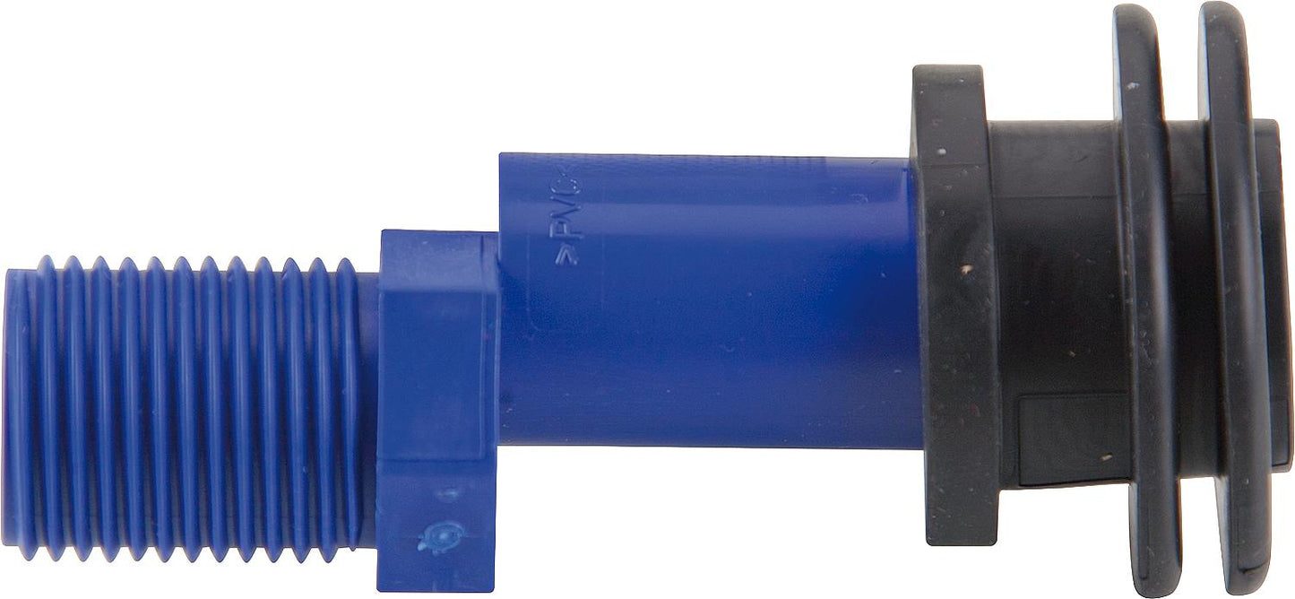 Urinal inlet, 1/2", with seal, offset 10mm