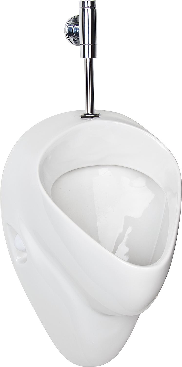 EBO urinal complete set, top inlet, WxHxD: 345x560x380 mm, ceramic, white