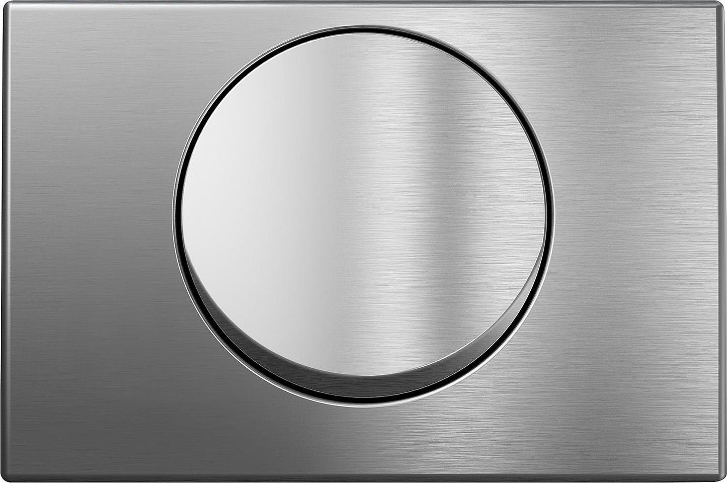 Plaque d'actionnement Geberit Mambo, pour chasse d'eau à arrêt automatique, acier inoxydable, 115.751.00.1