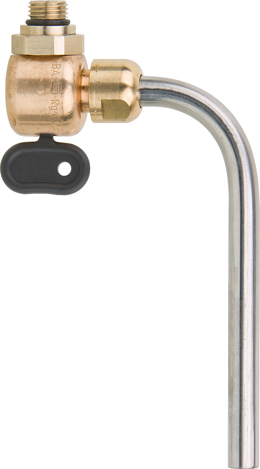 Probeentnahmeventil aus Rotguss, DN8 (1/4")