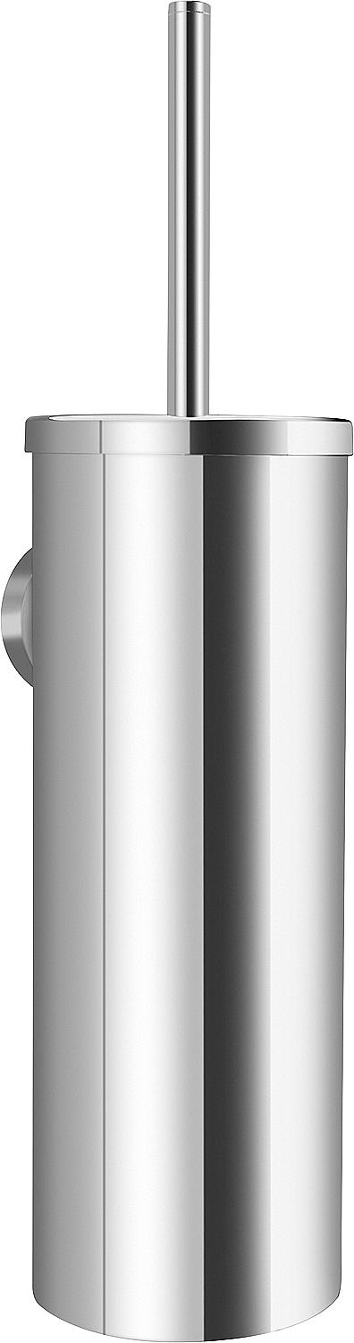Toilet brush set Eight with wall bracket, chrome-plated metal