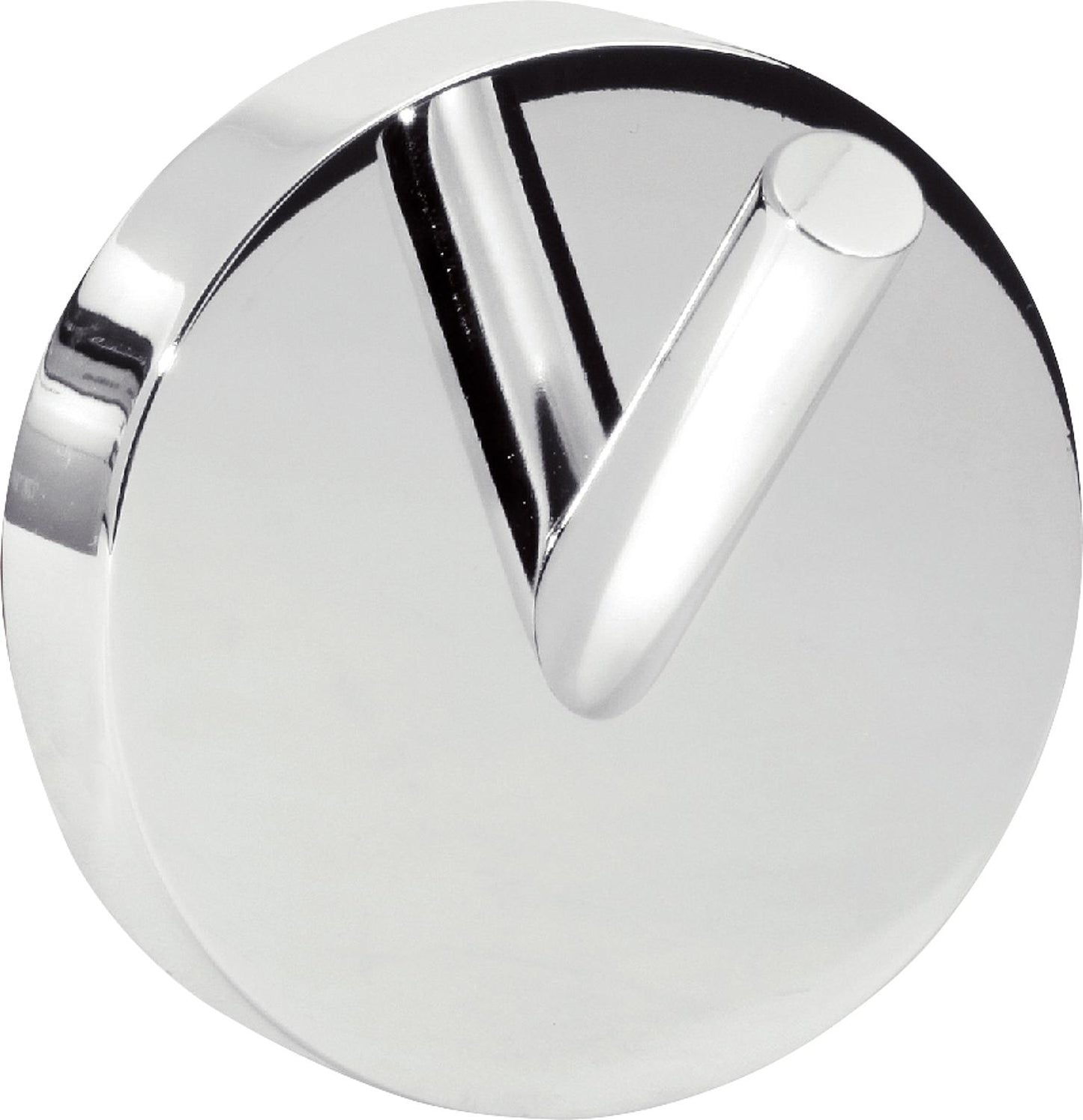 Eight-angle towel hook, brass, chrome-plated