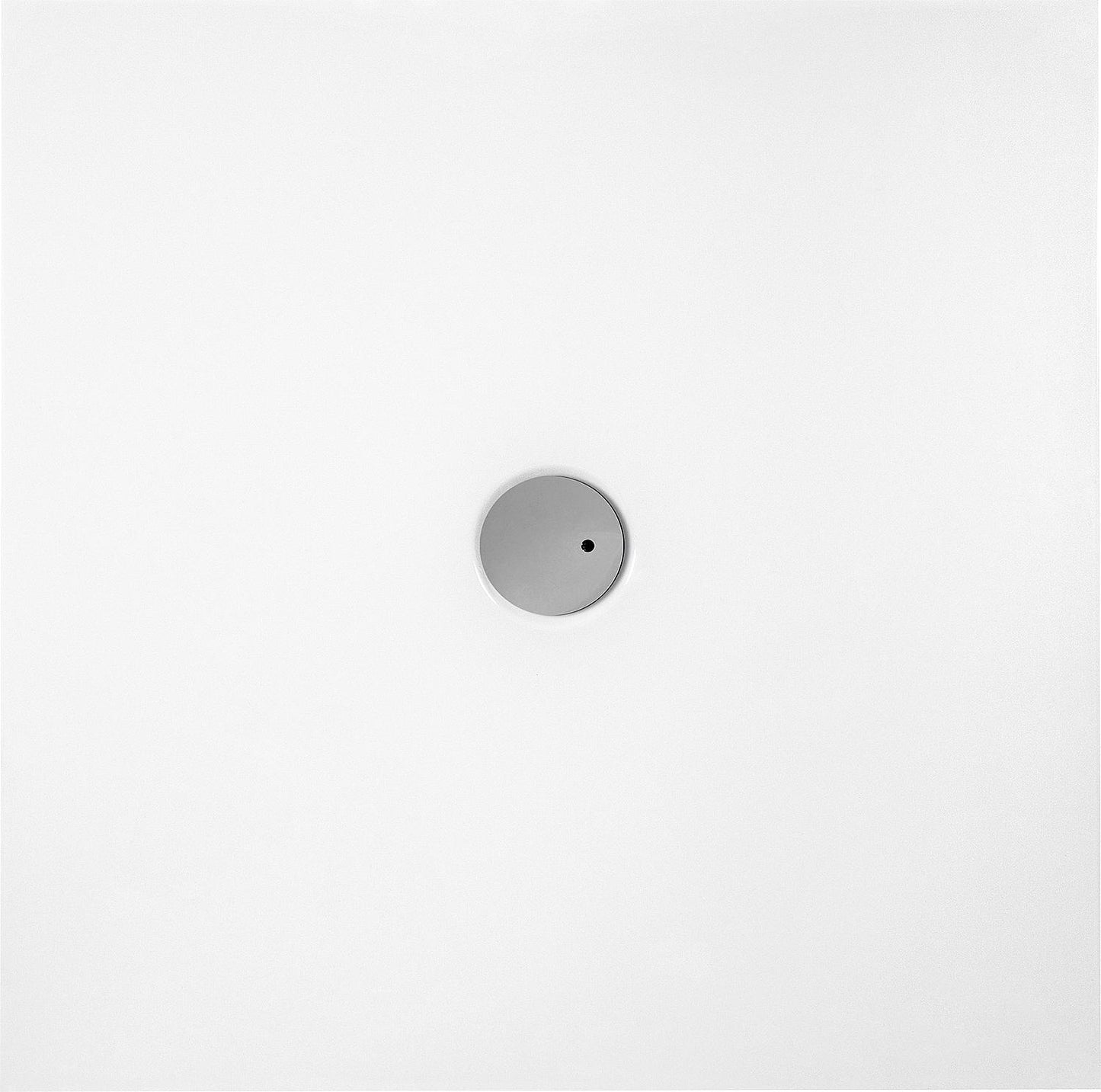 Evje Square Shower Tray 1000x35x1000 mm Acrylic White