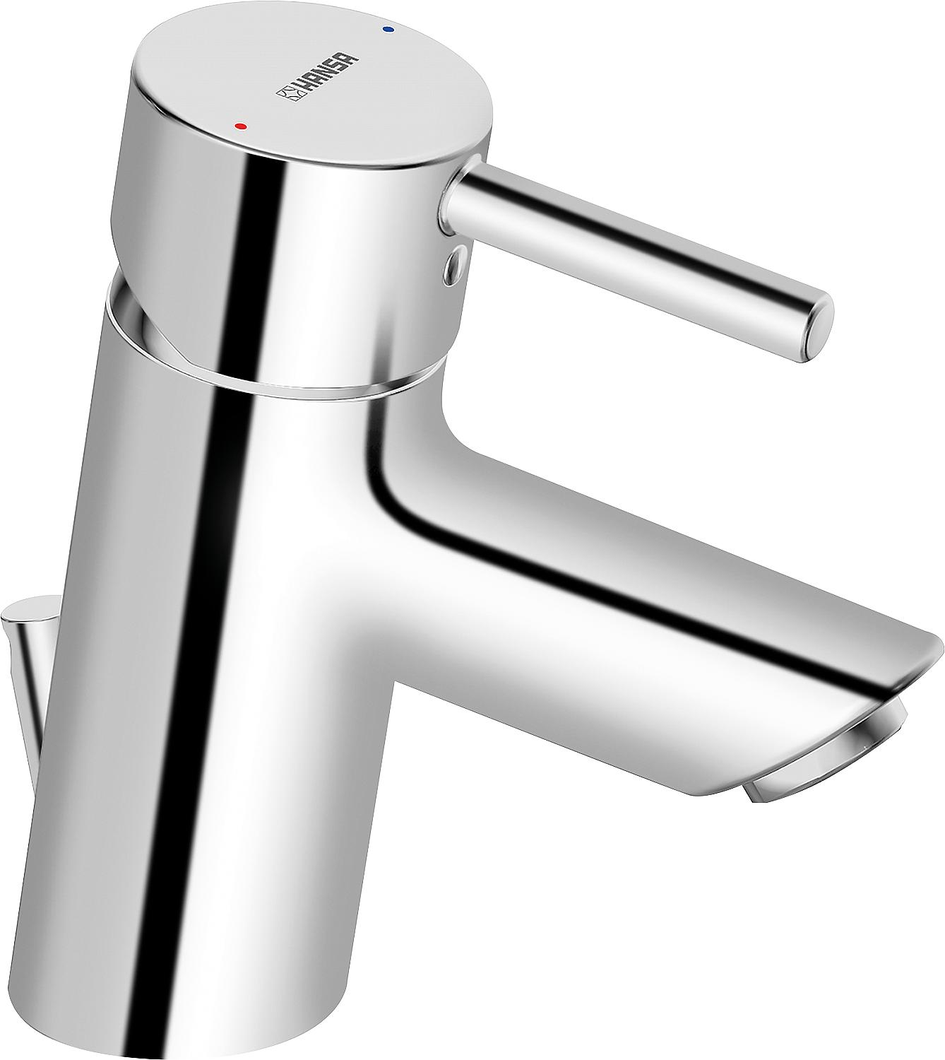 Mitigeur de lavabo Hansa Hansavantis Style, saillie de 102 mm, chromé
