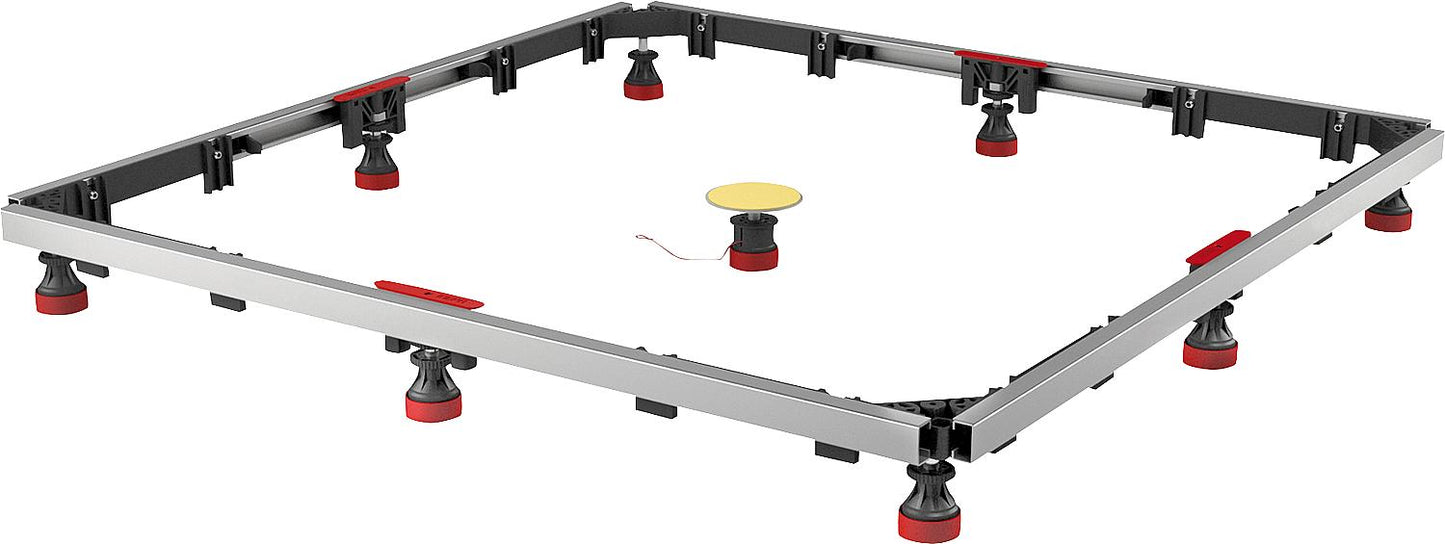 Mepa Montagerahmen SF Rechteck 120/120 Universal für Stahl, Acryl, Mineralguss. Ref: 150182