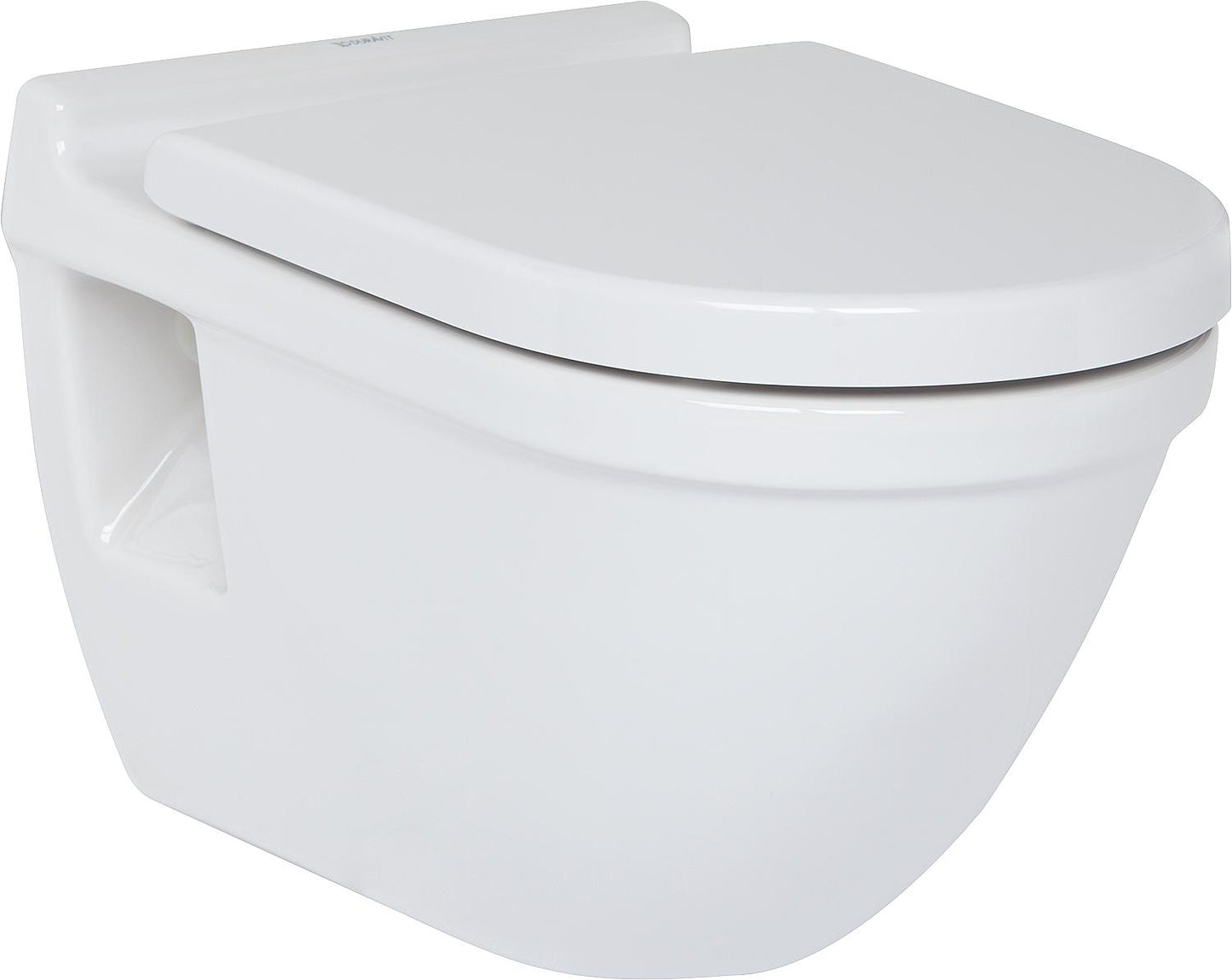 Duravit Starck 3 wall-hung toilet made of ceramic, with open mounting, white, 6.0l flush, WxHxD: 360x320x540mm
