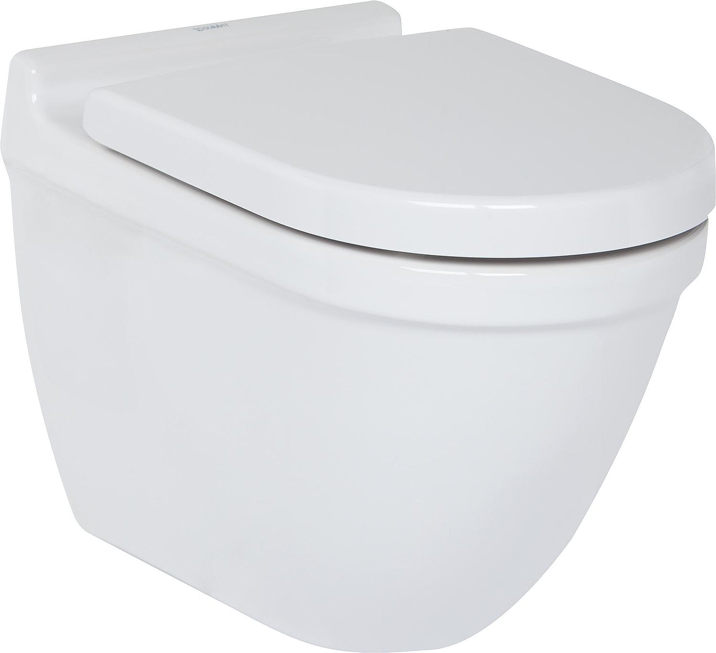 Duravit Starck3 compact wall-hung, deep-flush toilet made of ceramic, 4.5l flush, white, WxHxD: 360x340x485mm