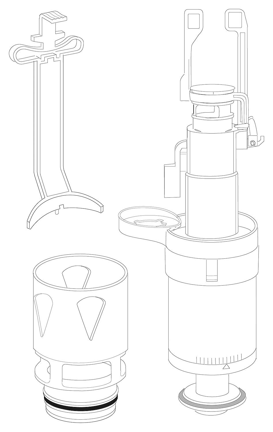 Winner Ersatzspülgarnitur 2004-2014