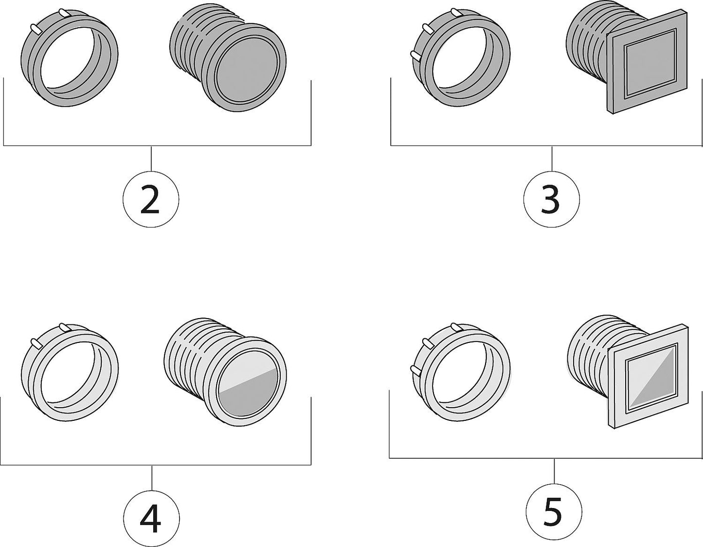 Accessoires de réservoir de toilette Evolut