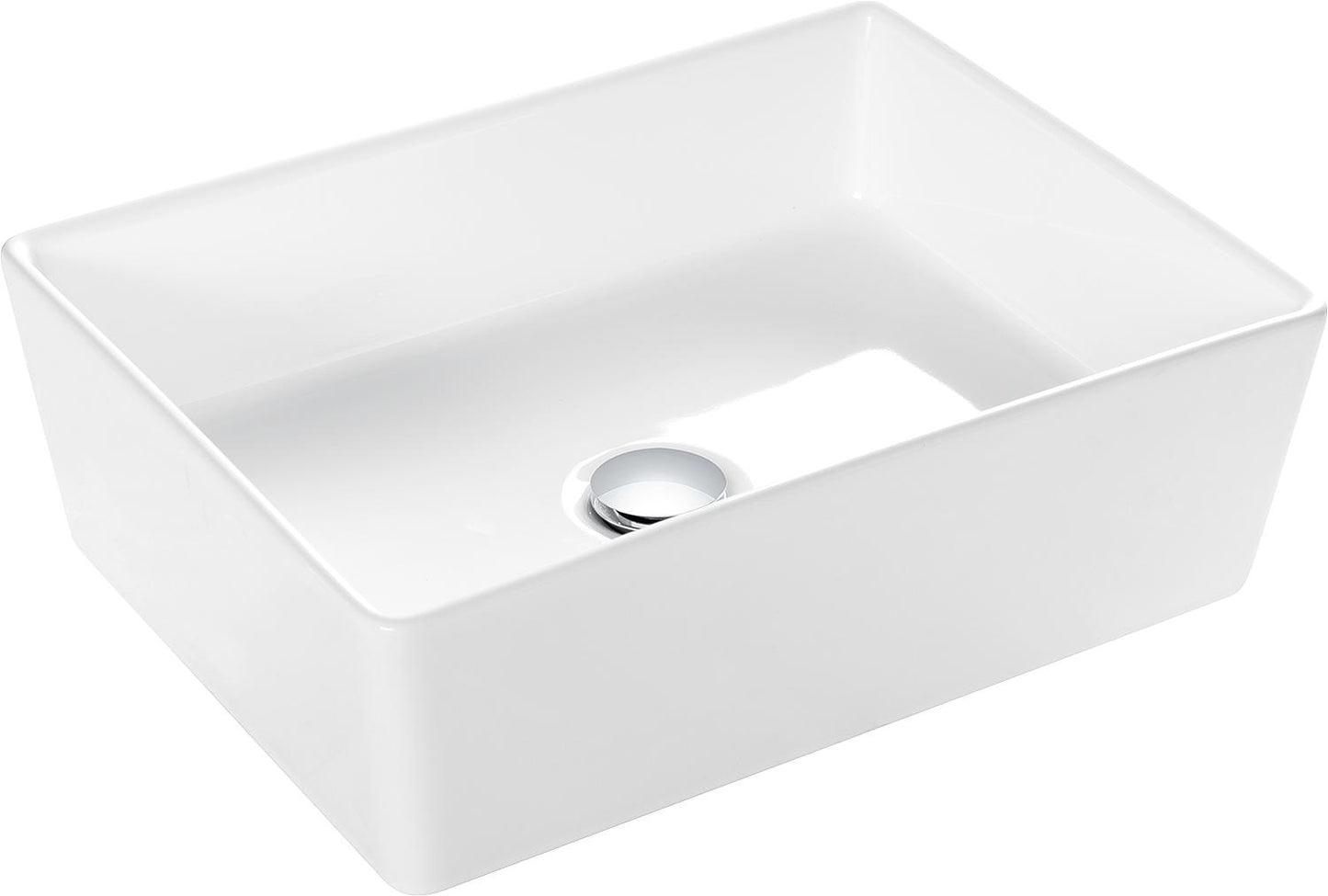Countertop washbasin HAPPY HOUR WxHxD: 500x155x380 mm Ceramic white