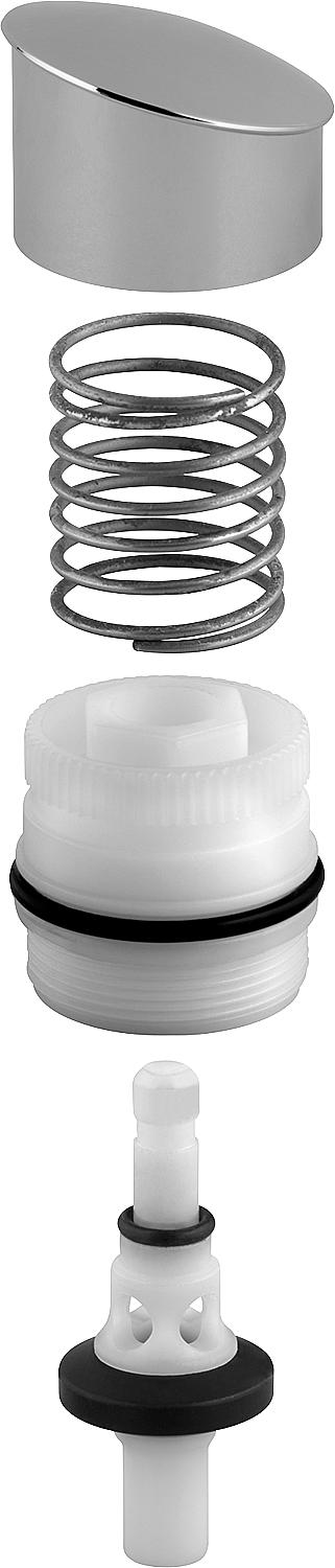 Vanne de dérivation Grohe Eichelberg à montage en surface, chromée, réf. 44042526