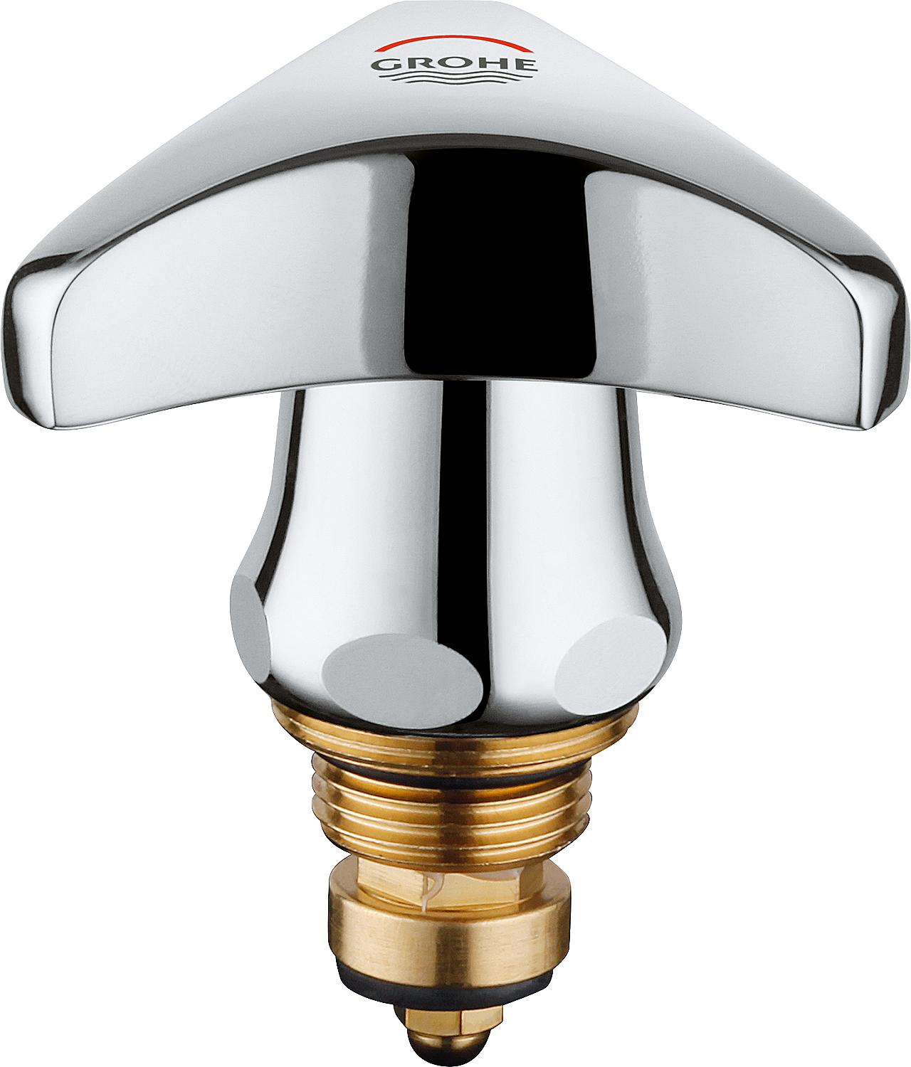 Grohe Trecorn handle top, red marking, 3/8", chrome 11006000