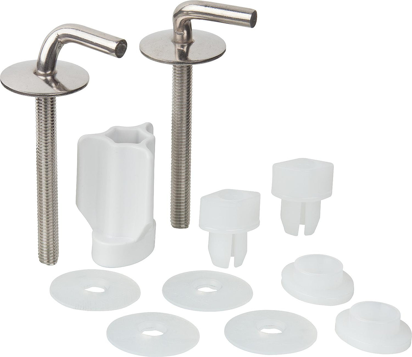 WC-Scharnier Haro BO302Y Edelstahl, FastFixmutter, 2-Punkt-Verstellung