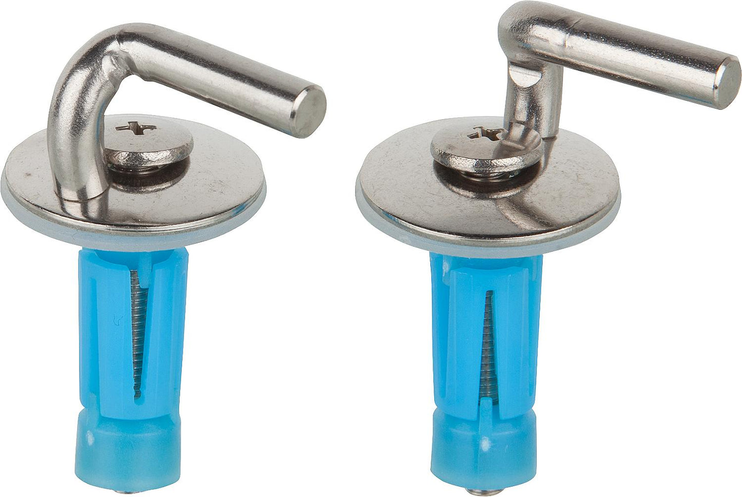 WC-Scharnier Haro D4002H Edelstahl, BVO-Spreitzdübel, 2-Punkt-Verstellung