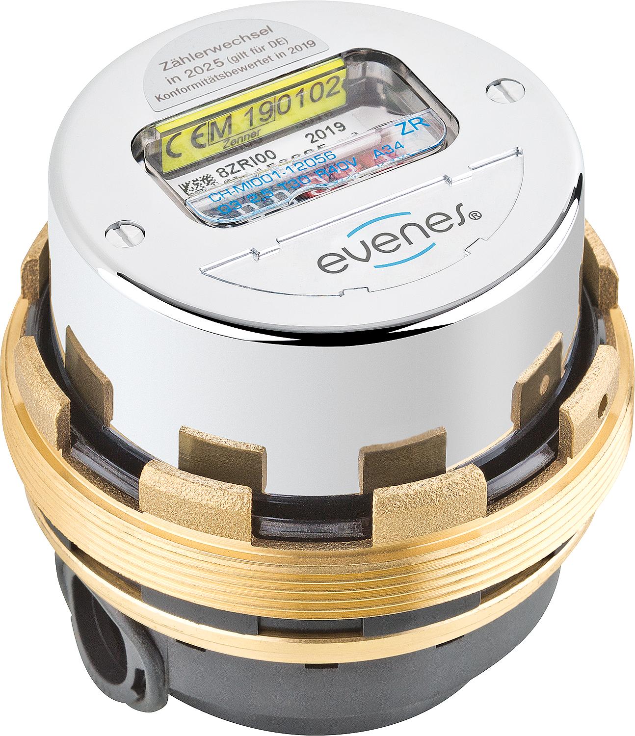Compteur d'eau à capsule de mesure Evenes Minolas, filetage M 77 x 1,5 mm