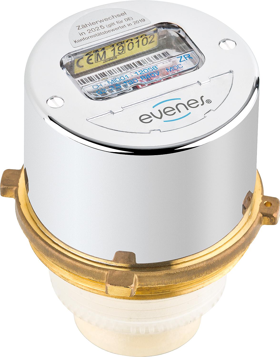 Compteur d'eau à capsule de mesure Evenes Minomoc, filetage M 65 x 2 mm