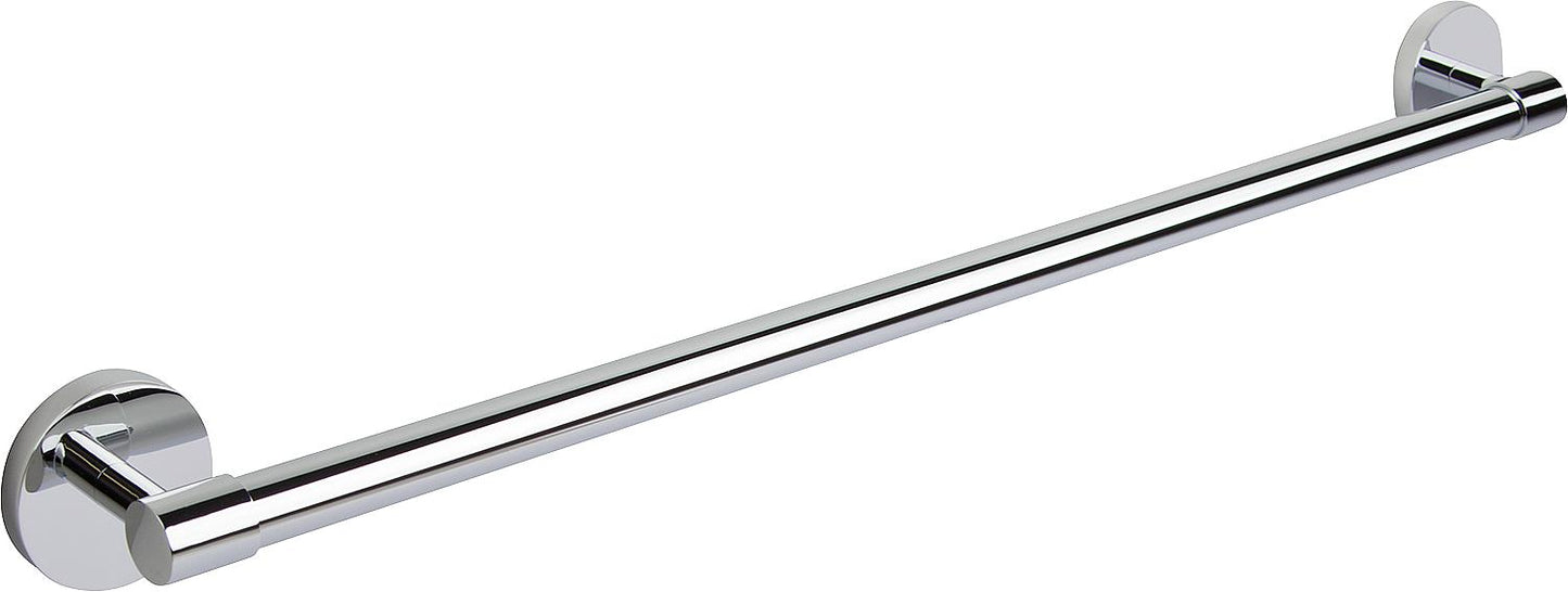 Rumba single-arm towel rail, L=600 mm, chrome-plated brass
