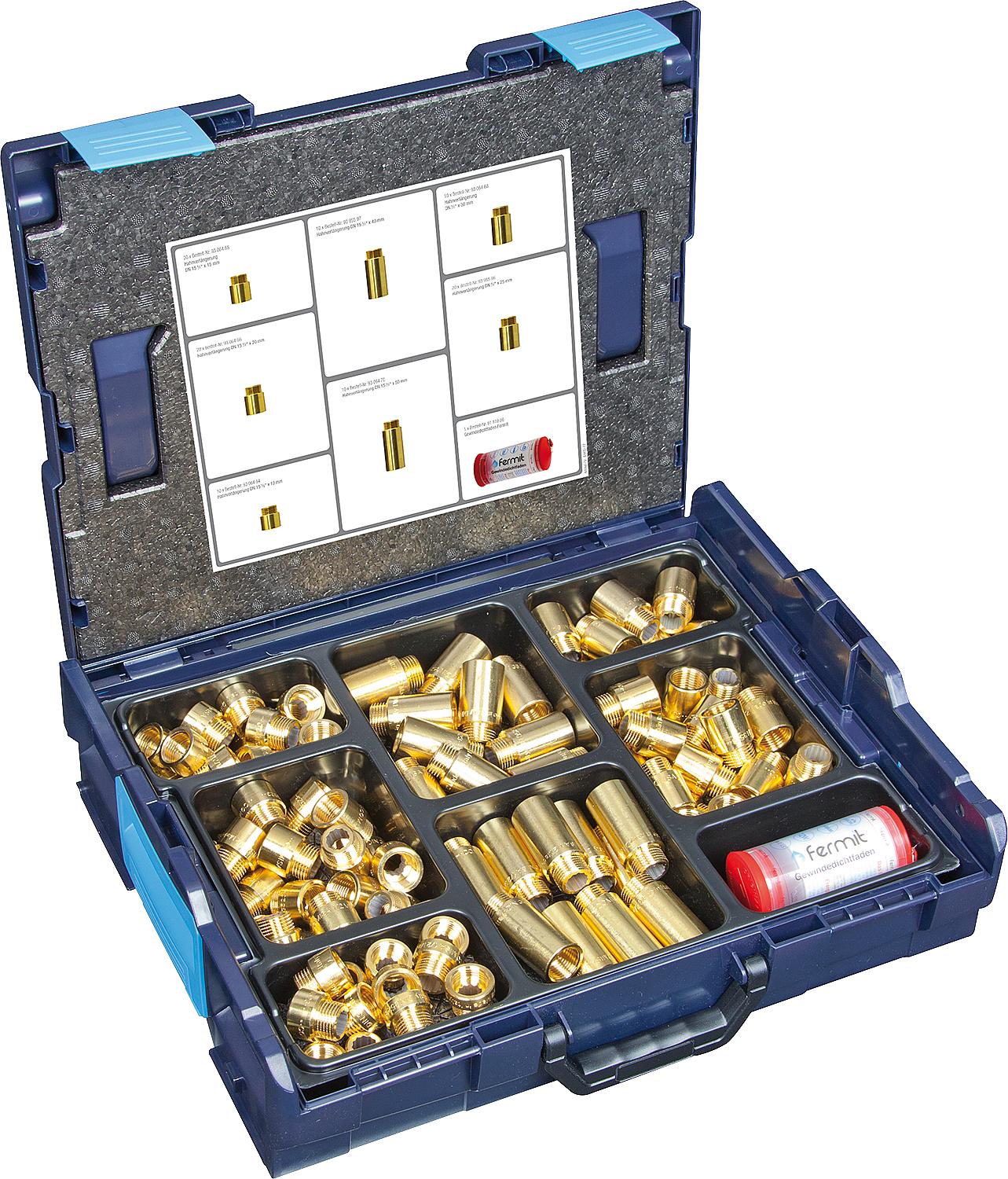 WS-L-Boxx 102 Brass Tap Extensions 1/2"