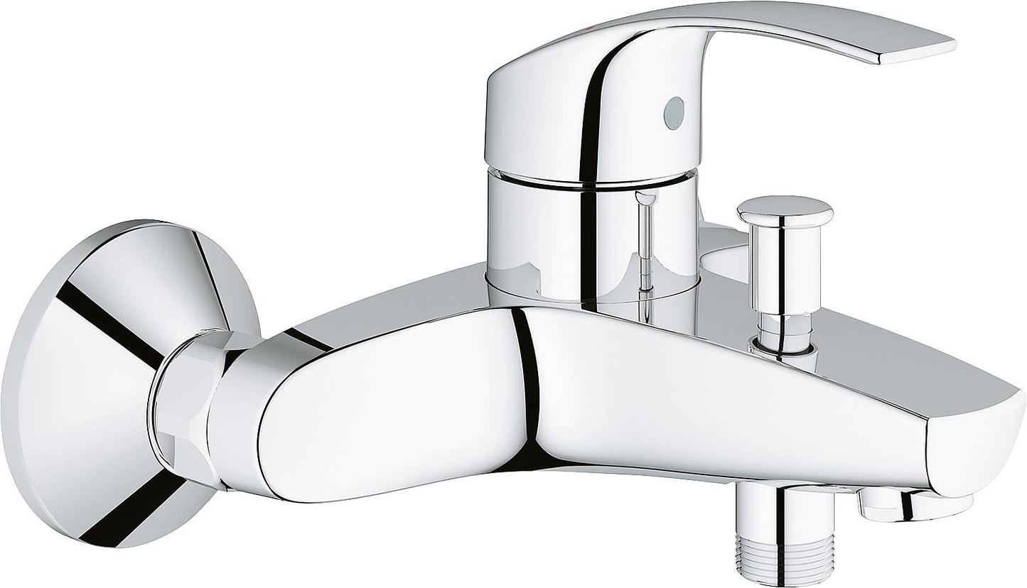 Grohe Eurosmart Standard surface-mounted bath mixer, 188 mm projection, chrome