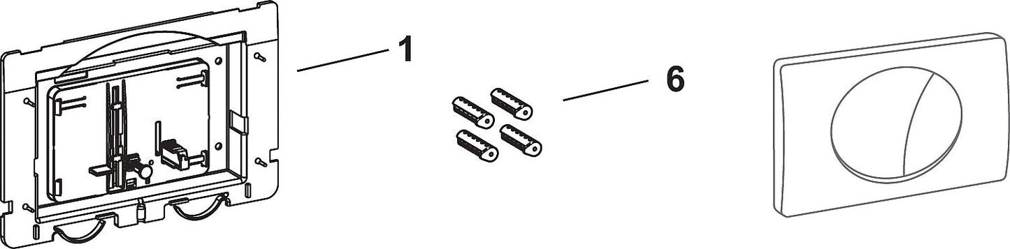 Betätigungsplatte MepaSun