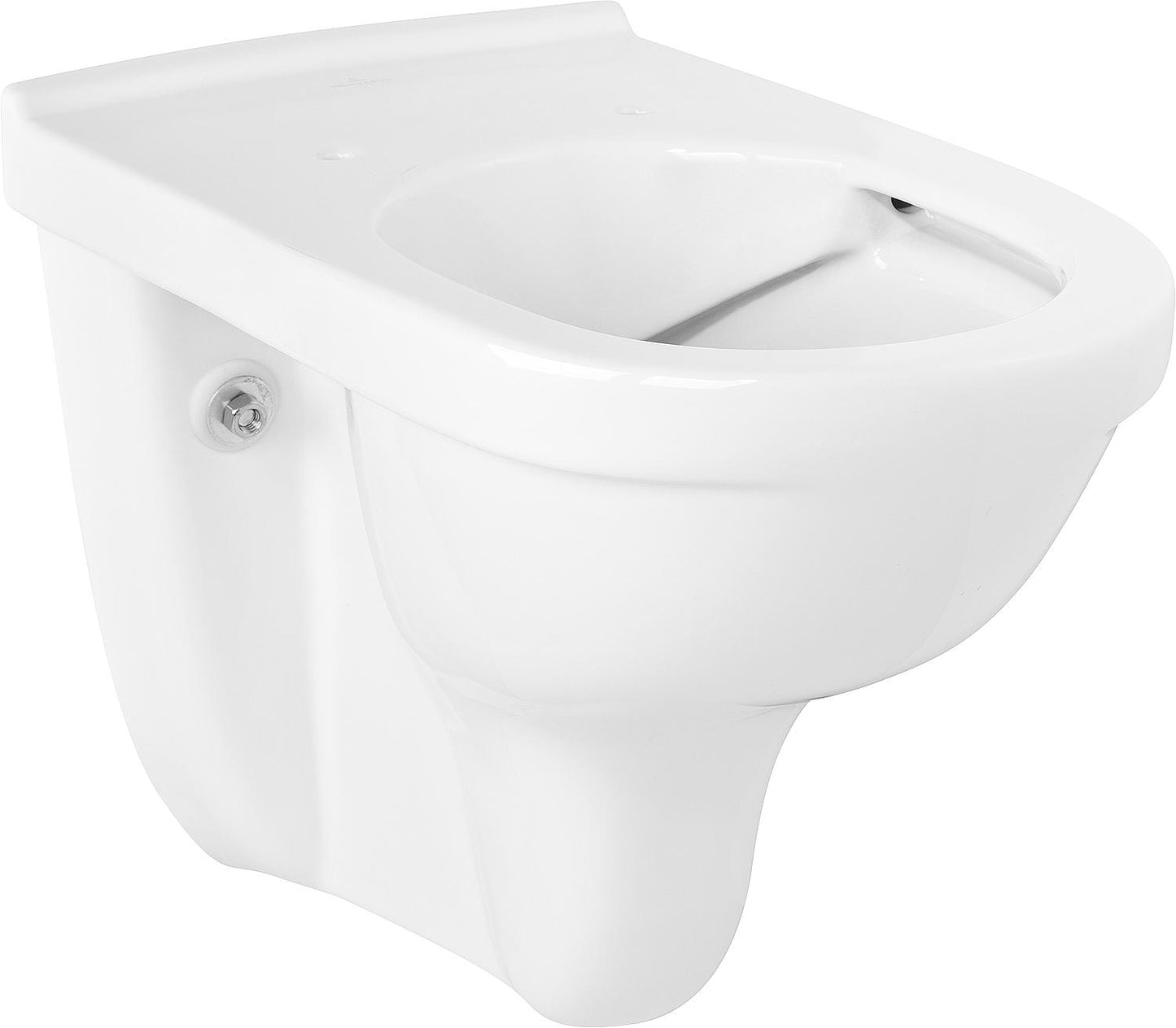 Wall-hung, deep-flush toilet V&B ViCare, 360x405x595mm, rimless, raised (6cm), white