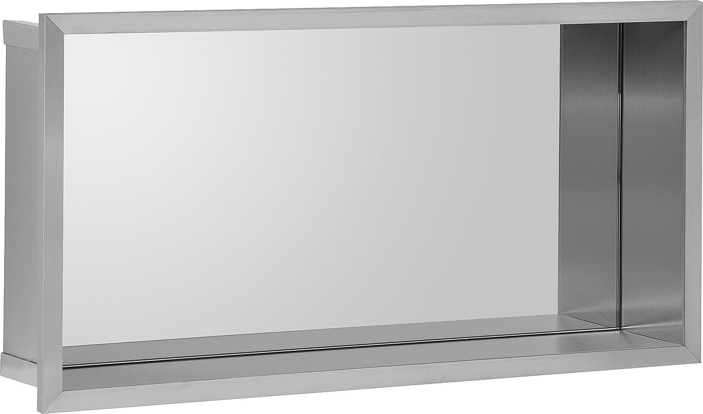 Wall niche with mirrored back panel, depth 150mm, WxH: 625x325mm