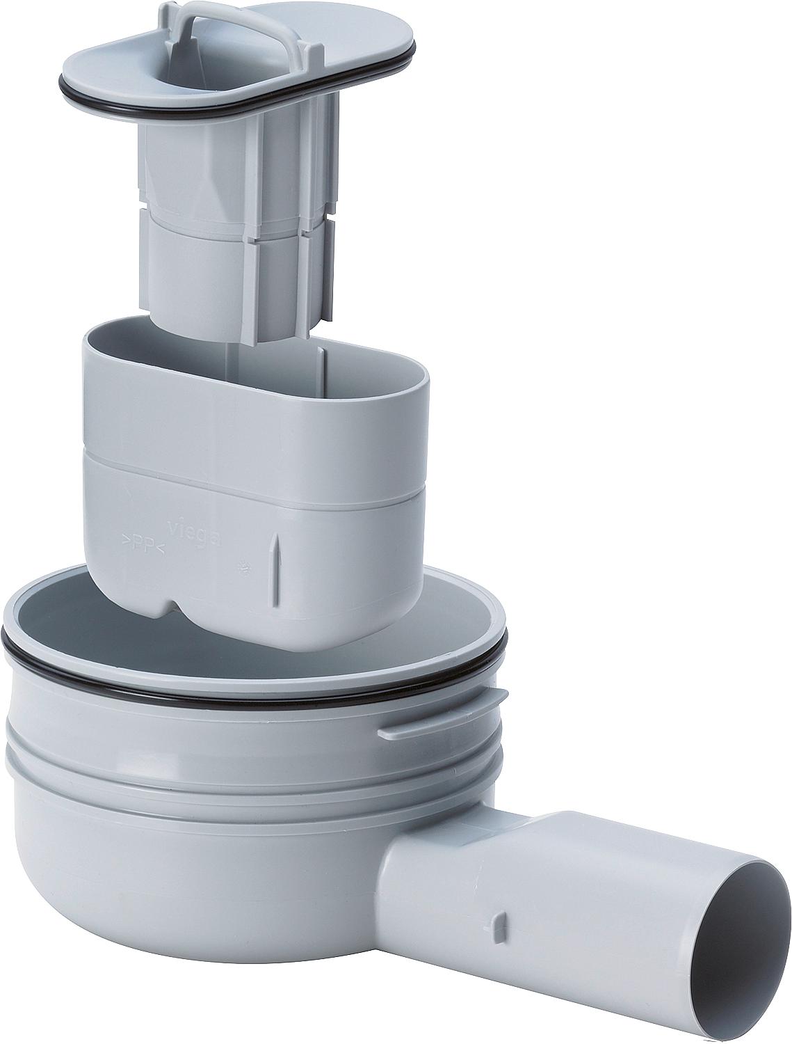 Siphon anti-odeurs Advantix pour siphon de douche, modèle 4982.92, hauteur d'installation à partir de 95 mm