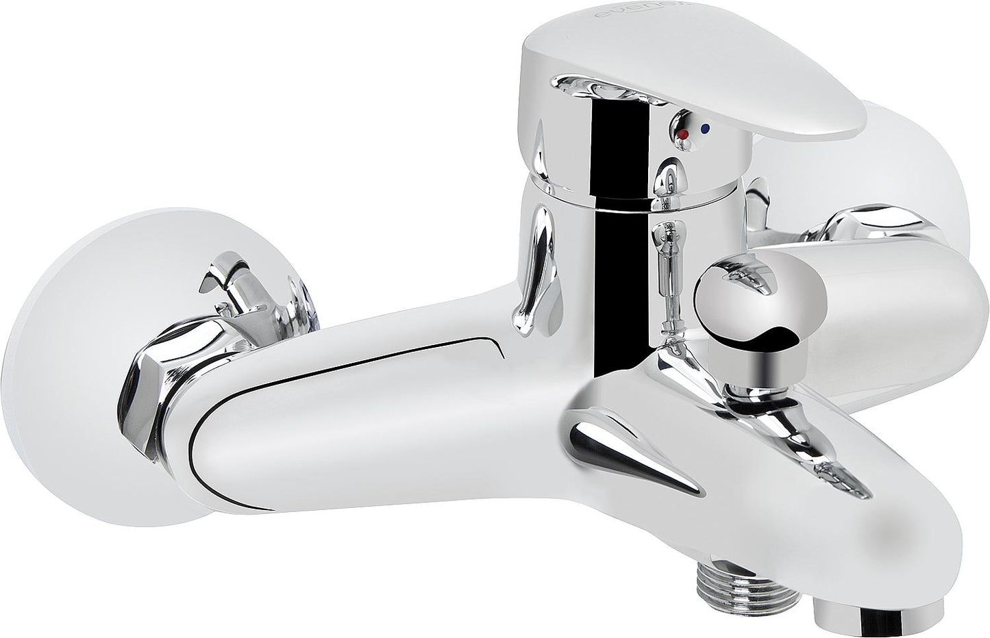 Mitigeur de salle de bain AP Ewan chromé, saillie 155 mm, chromé