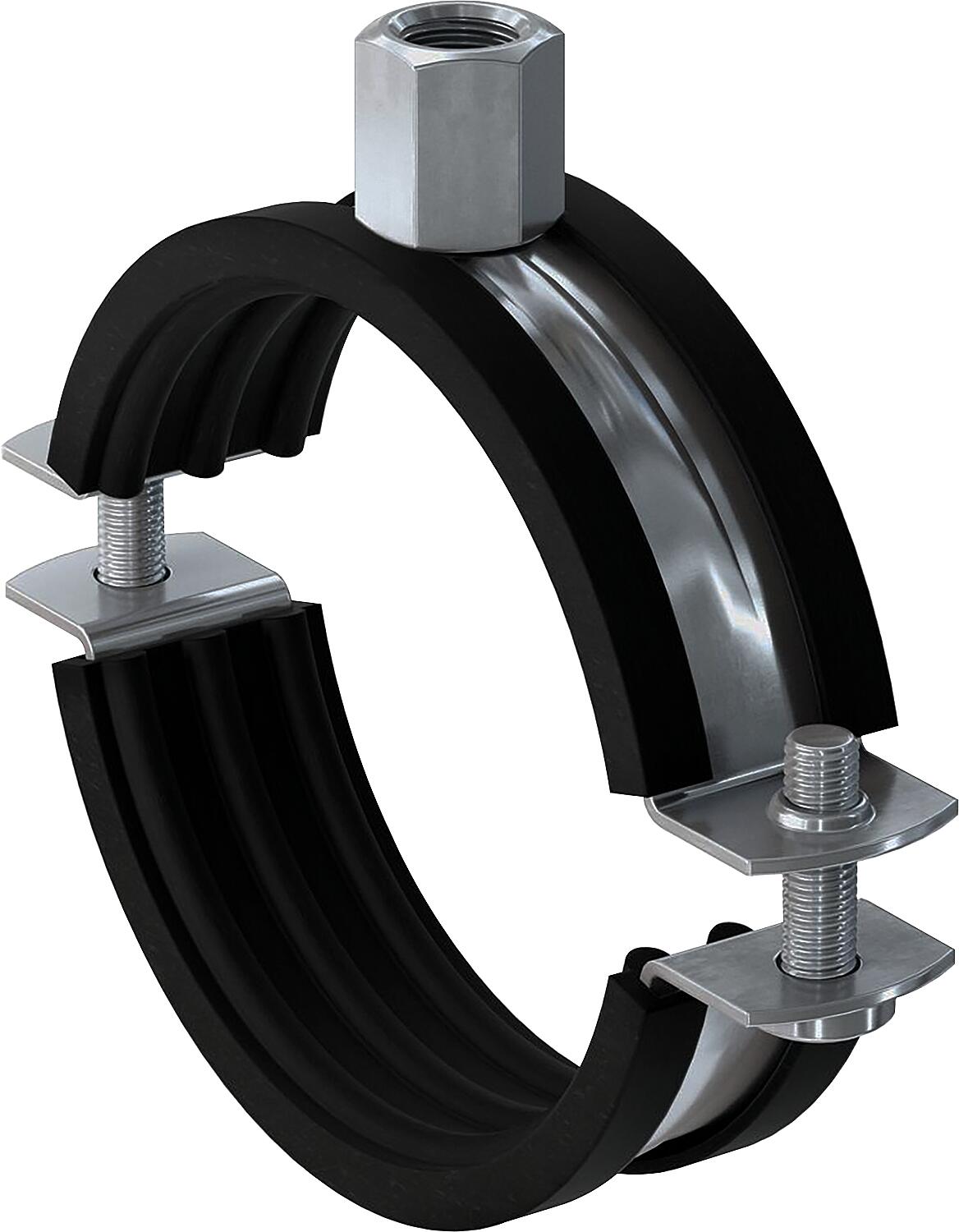 Collier de serrage à deux vis en acier inoxydable 60-64 mm M8/10 2''