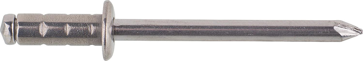 Rivets aveugles GESIPA PolyGrip®, rivet creux en acier inoxydable A2, mandrin à riveter en acier inoxydable A2