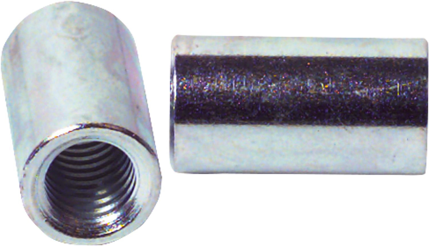 Round threaded sleeves M10 x 40, galvanized, pack of 50