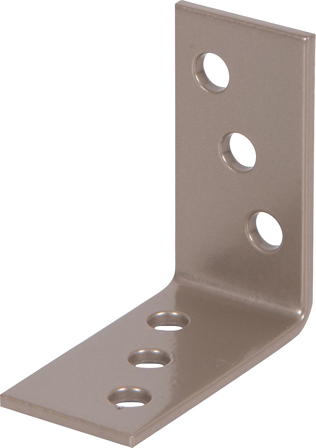 DURAVIS® angle bracket 40 x 40 x 20 mm, material: steel, sendzimir galvanized, surface: black diamond