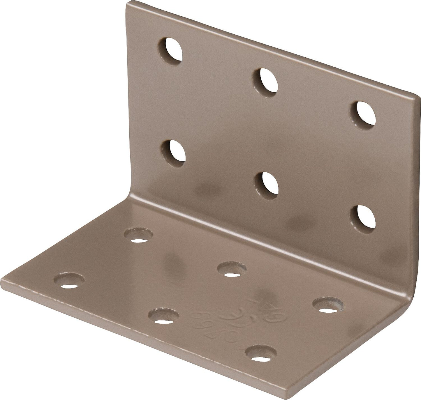 Perforated angle bracket DURAVIS® 40 x 40 x 60 mm, material: steel, sendzimir galvanized, surface: black-diamond