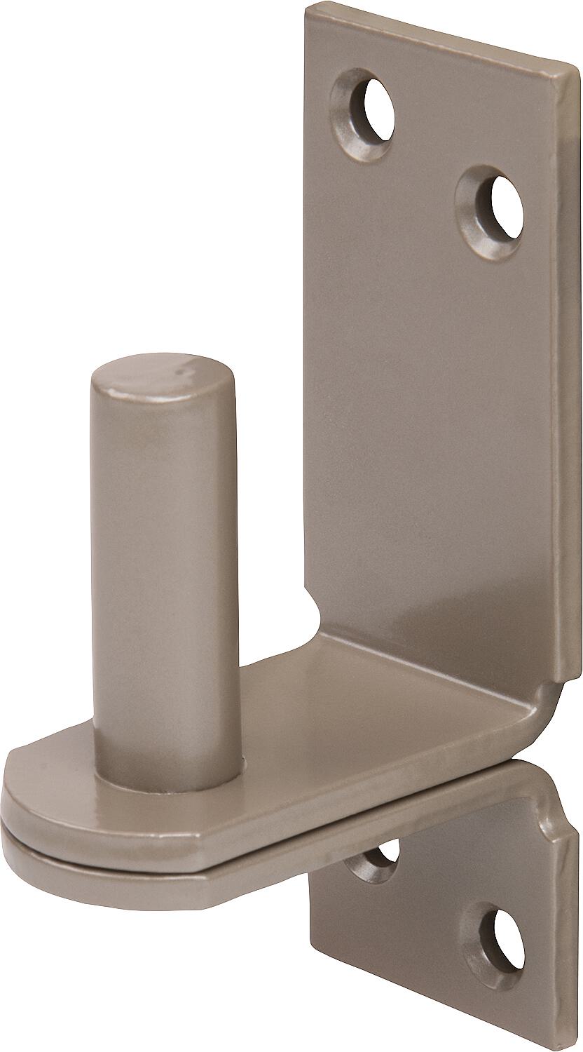 Kloben auf Platte DURAVIS® ⌀ 16 mm, DII-Haken, Material: Stahl, blau verzinkt, Oberfläche: schwarz-diamant