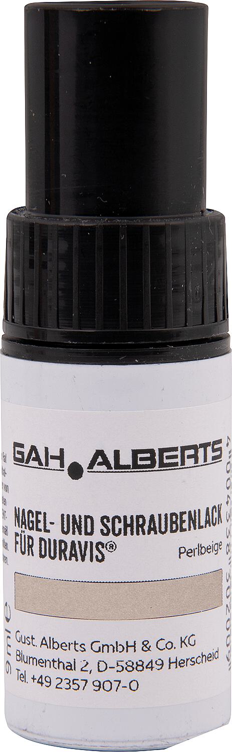 DURAVIS® nail and screw polish, color: black diamond, container: 9 ml bottle