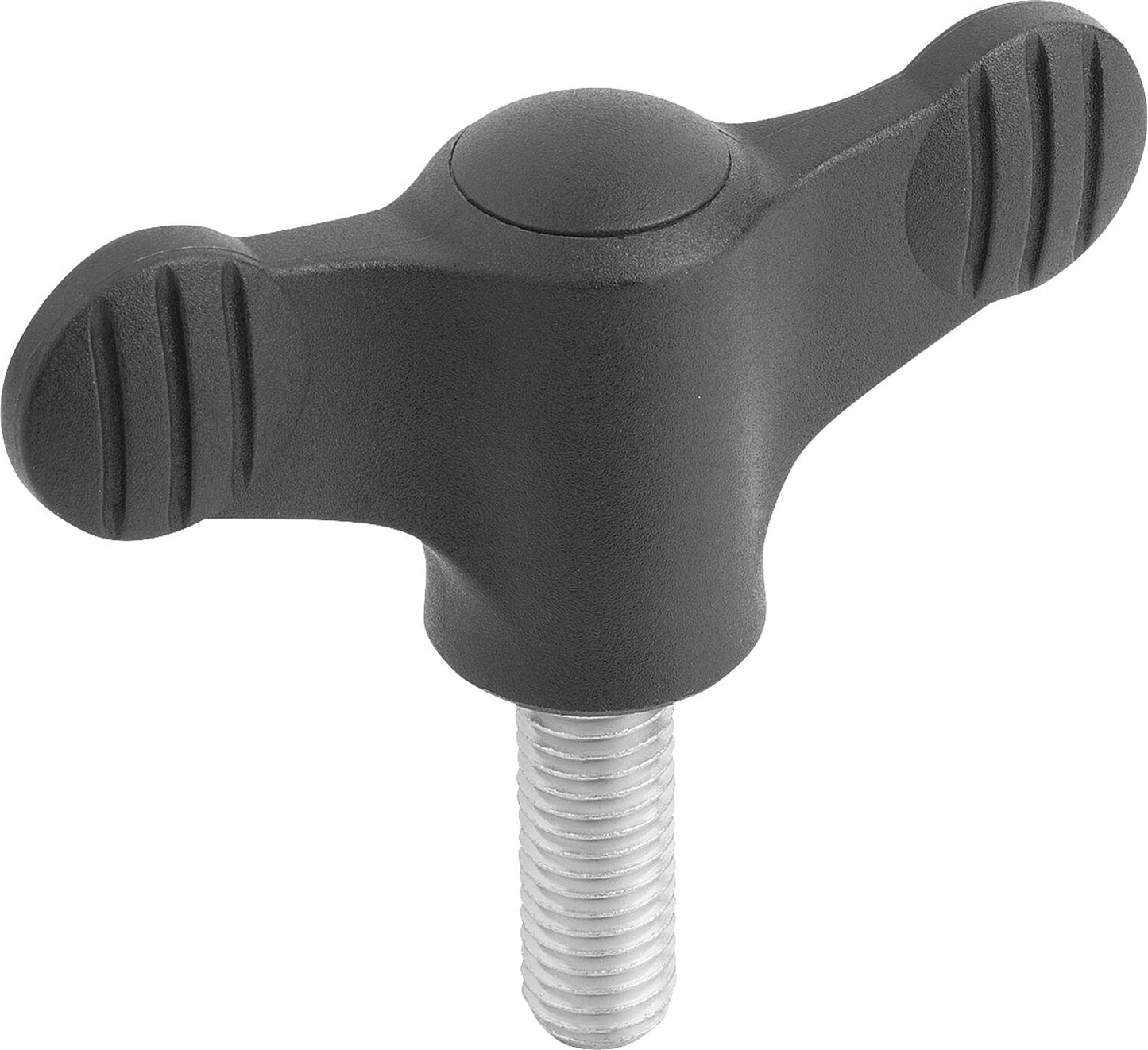 Tilting wing handle with external thread M 8 x 40
