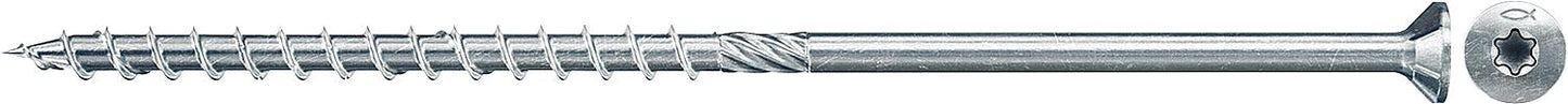 Wood construction screws Power-Fast II 8.0x400 SK blvz TG TX, pack of 50