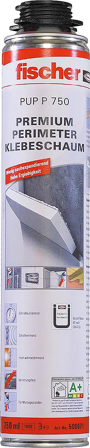 Perimeterklebeschaum PUP 750 G B2 Betongrau / 750 ml Dose